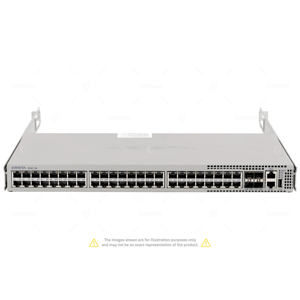 Arista DCS-7010T-48 48x RJ-45 1Gb 4x SFP+ 10Gb - Ethernet Switch